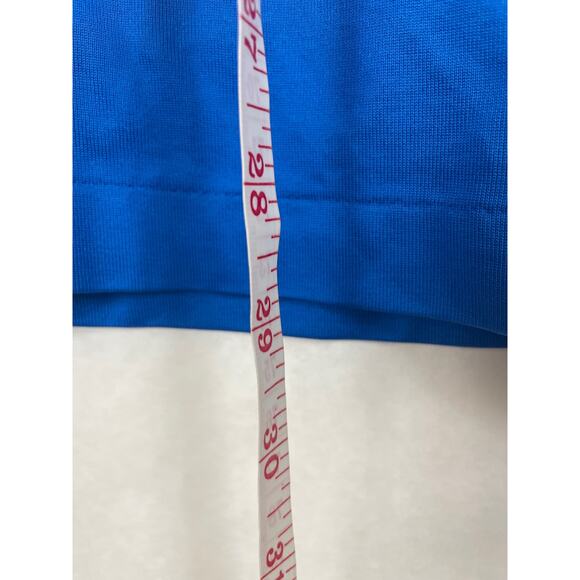 Tiger Woods Collection Mens Dri Fit Blue Short Sleeved Athletic Golf Polo Size S - Picture 7 of 7